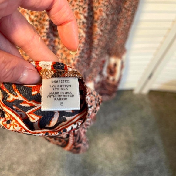 NWT Xirena Dakota Henna Dress Multicolored Sleeveless Pockets SZ Small - Picture 10 of 10